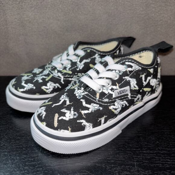 Vans Off The Wall Skateboarding Astronaut Glow In The Dark Toddler Shoe Size 6 - Picture 1 of 7